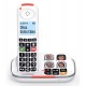 Atlinks XTRA 2355 Teléfono DECT Identificador de llamadas Blanco